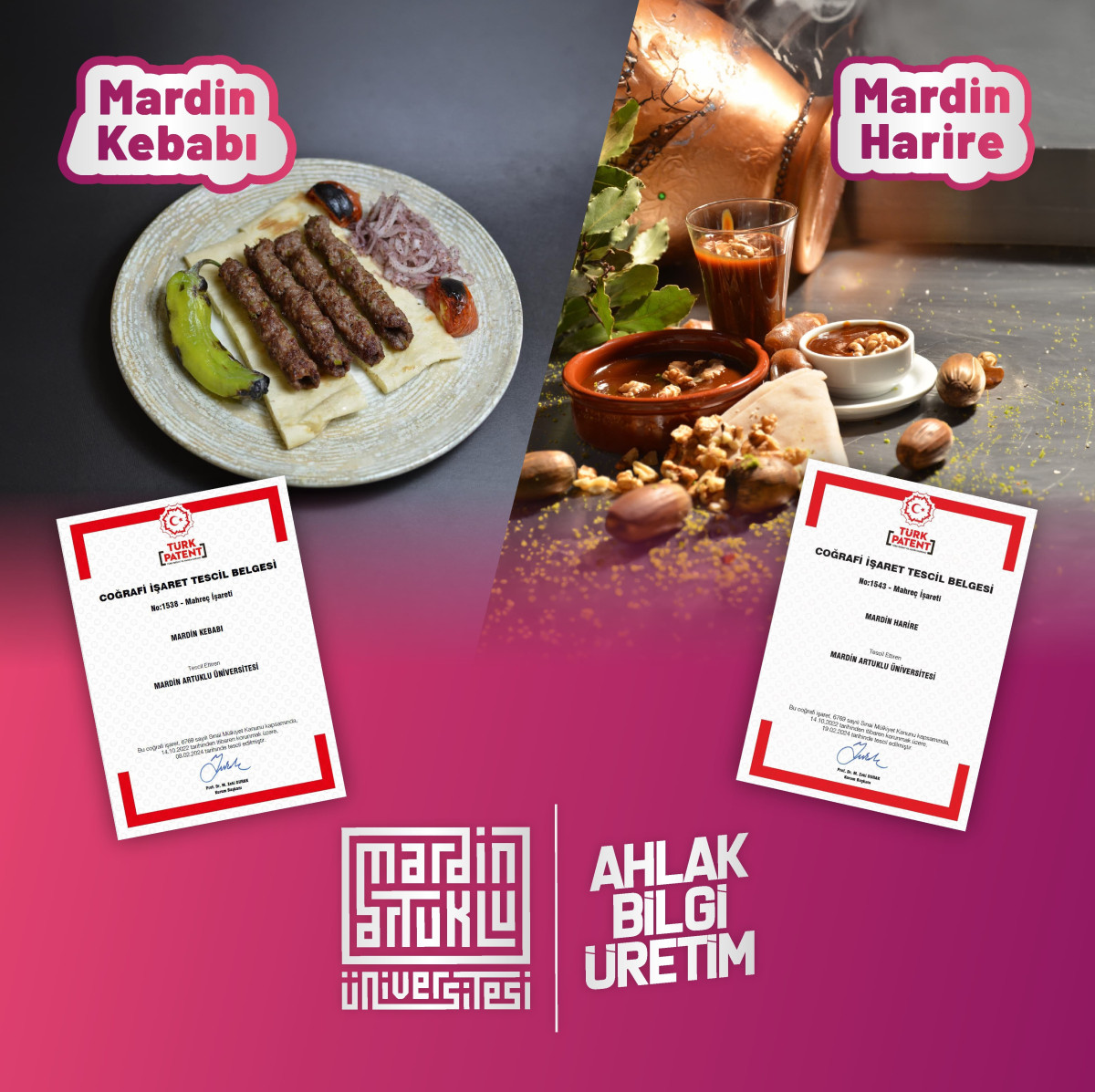 Mardin Kebabı ve Harire Tatlısı Artık Mardin Coğrafi İşaretli