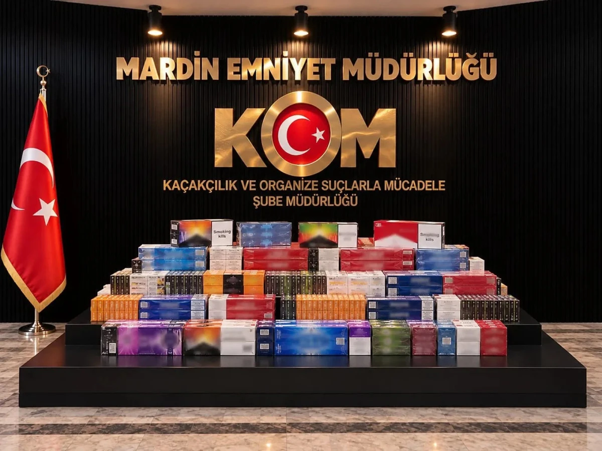 Mardin Nusaybin'de Ka&ccedil;ak Sigara Operasyonu: 2 G&ouml;zaltı