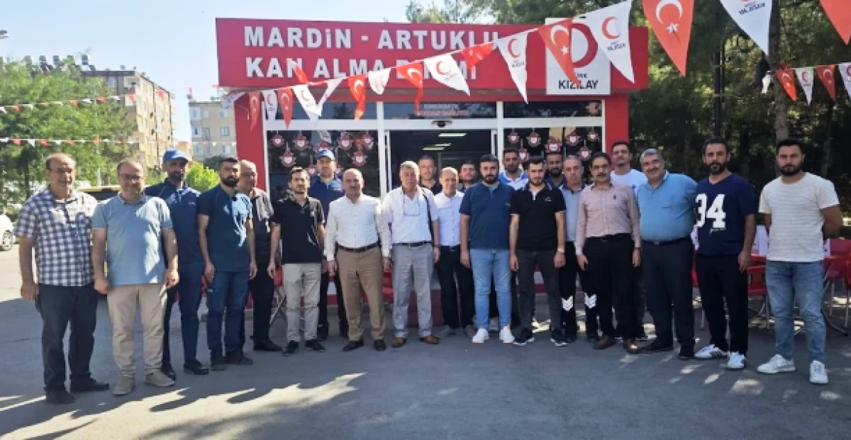 Mardin PTT Başmüdürlüğünden Kan Bağışı
