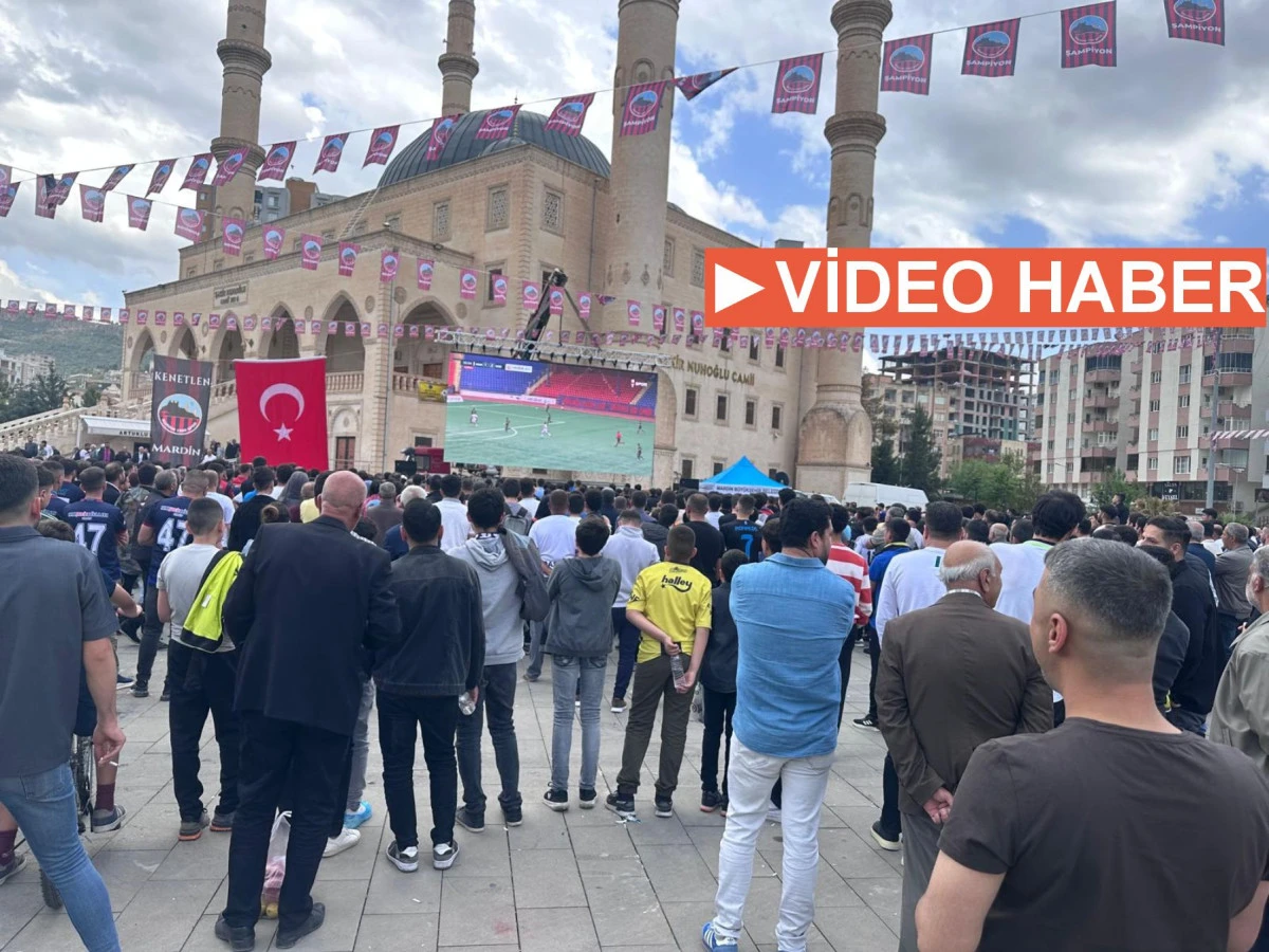 Mardin Spor Şampiyonluk Zaferini Kutluyor
