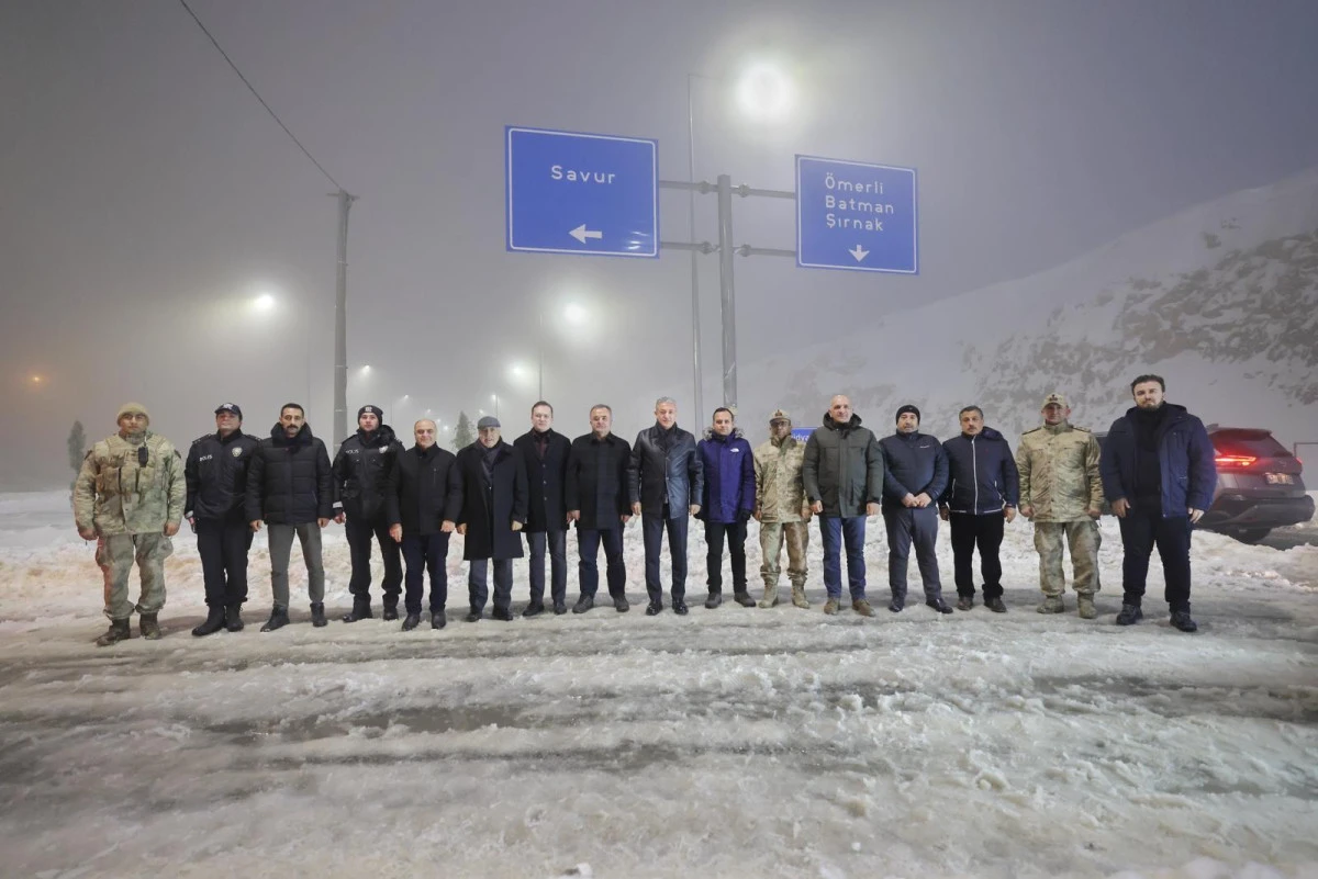 Mardin Valisi Tuncay Akkoyun Hop Ge&ccedil;idinde incelemelerde bulundu