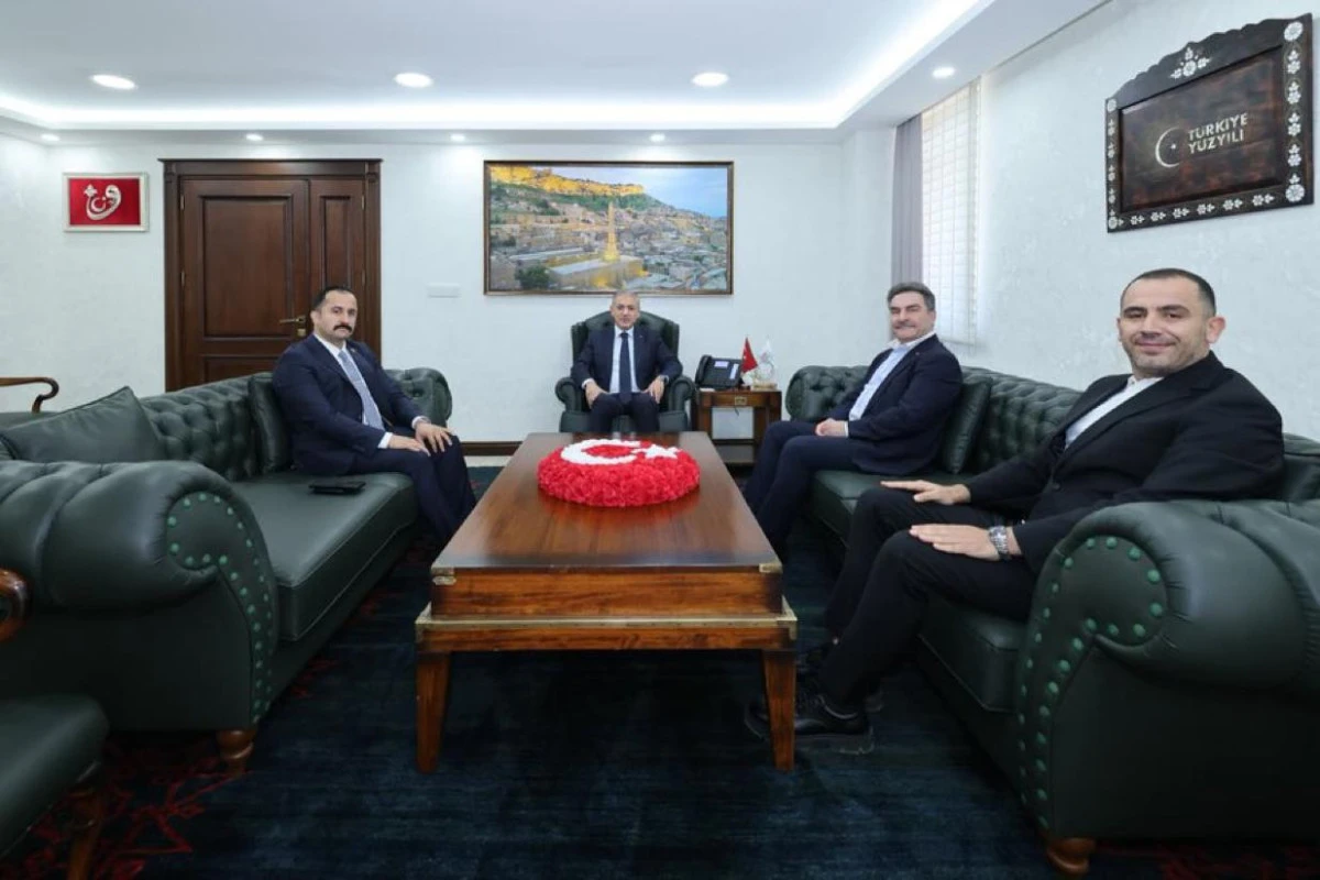 Mardin Valisi Tuncay Akkoyun&rsquo;a Ziyaret