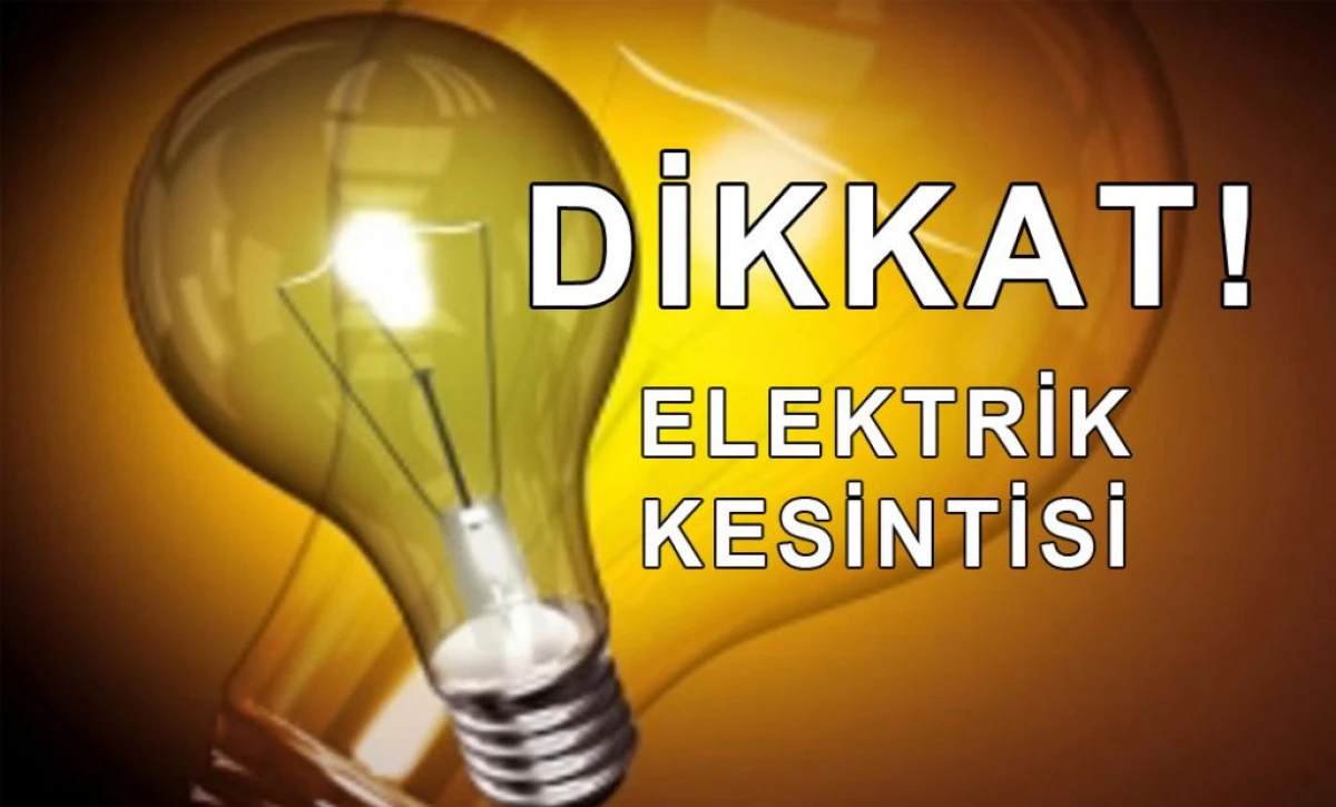 Mardin ve İl&ccedil;elerde Elektirik Kesintisi Yaşanacak