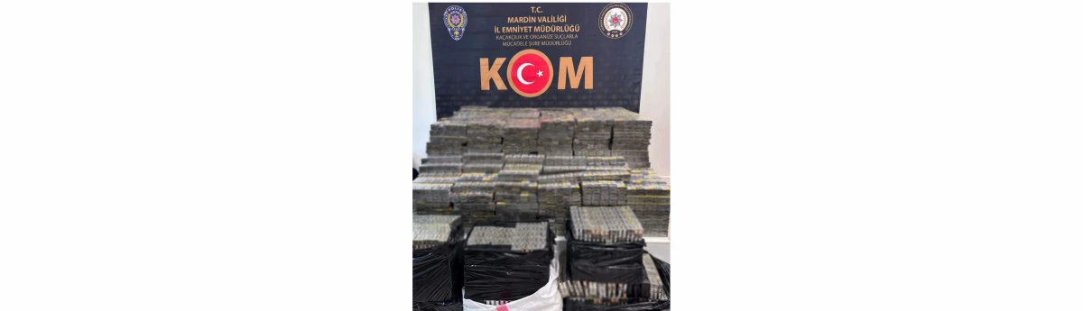 Mardin'de 10 Bin 750 Paket Ka&ccedil;ak Sigaraya El Konuldu