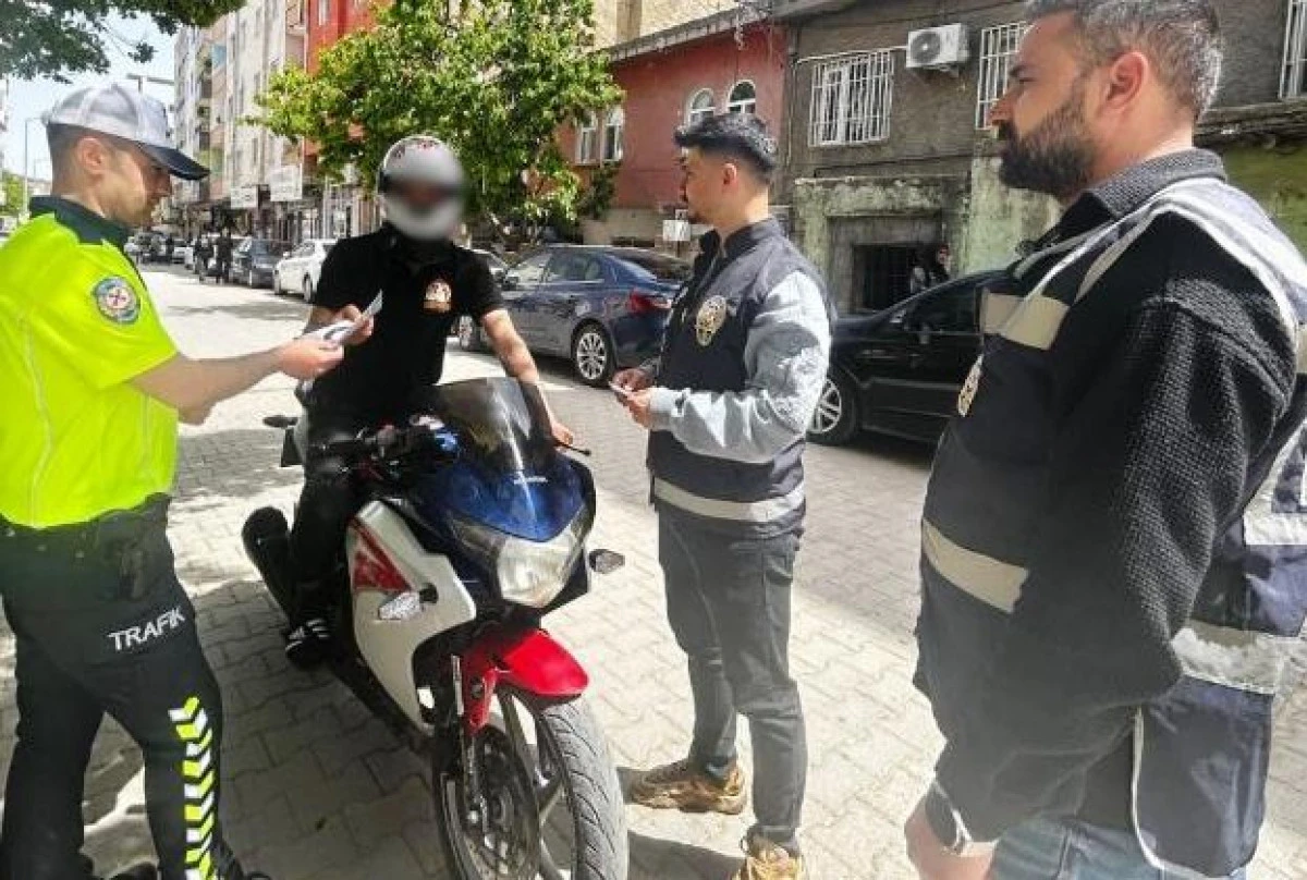 Mardin’de 14 motosiklet trafikten men edildi 