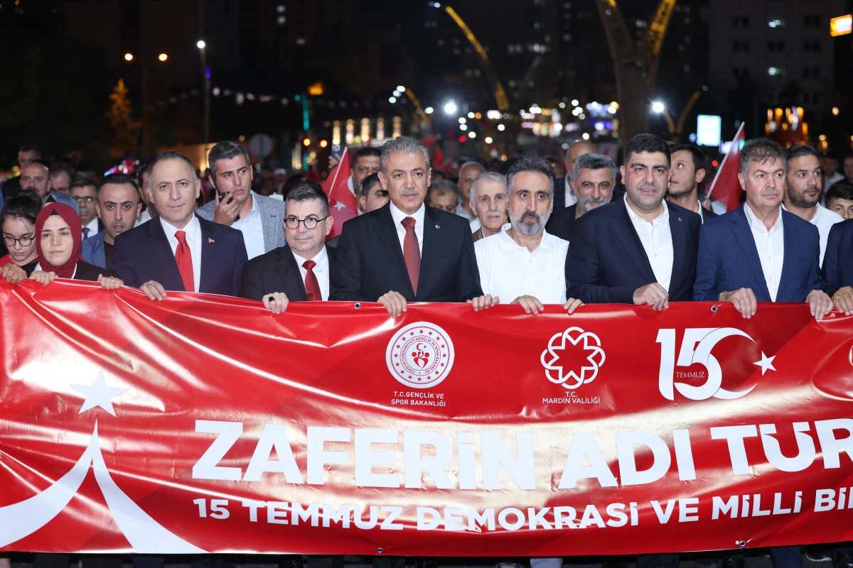 Mardin'de '15 Temmuz Demokrasi ve Milli Birlik Günü' programı düzenlendi