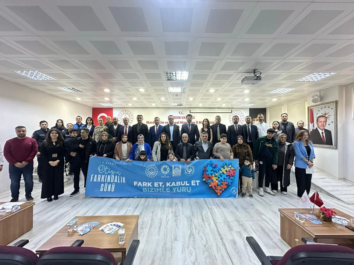Mardin'de  "2 Nisan D&uuml;nya Otizm Farkındalık G&uuml;n&uuml;" programı D&uuml;zenlendi