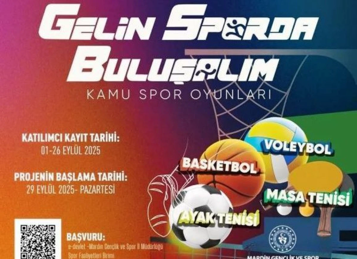 Mardin’de 3. Kamu Spor Oyunları Başlıyor