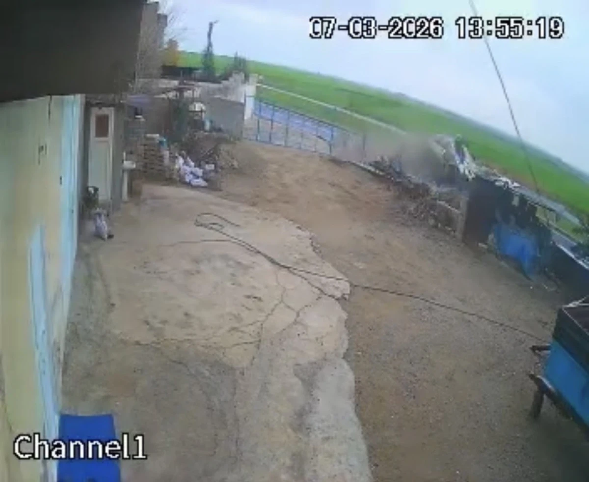 Mardin&rsquo;de 3 kişinin yaralandığı kazanın g&uuml;venlik kamerası g&ouml;r&uuml;nt&uuml;leri ortaya &ccedil;ıktı