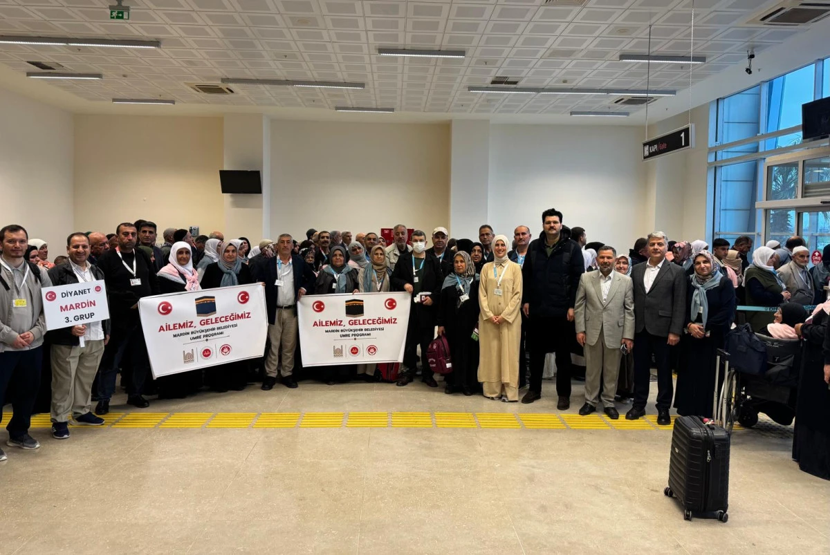 Mardin&rsquo;de 47 &Ccedil;ift Dualar Eşliğinde Umre&rsquo;ye Uğurlandı