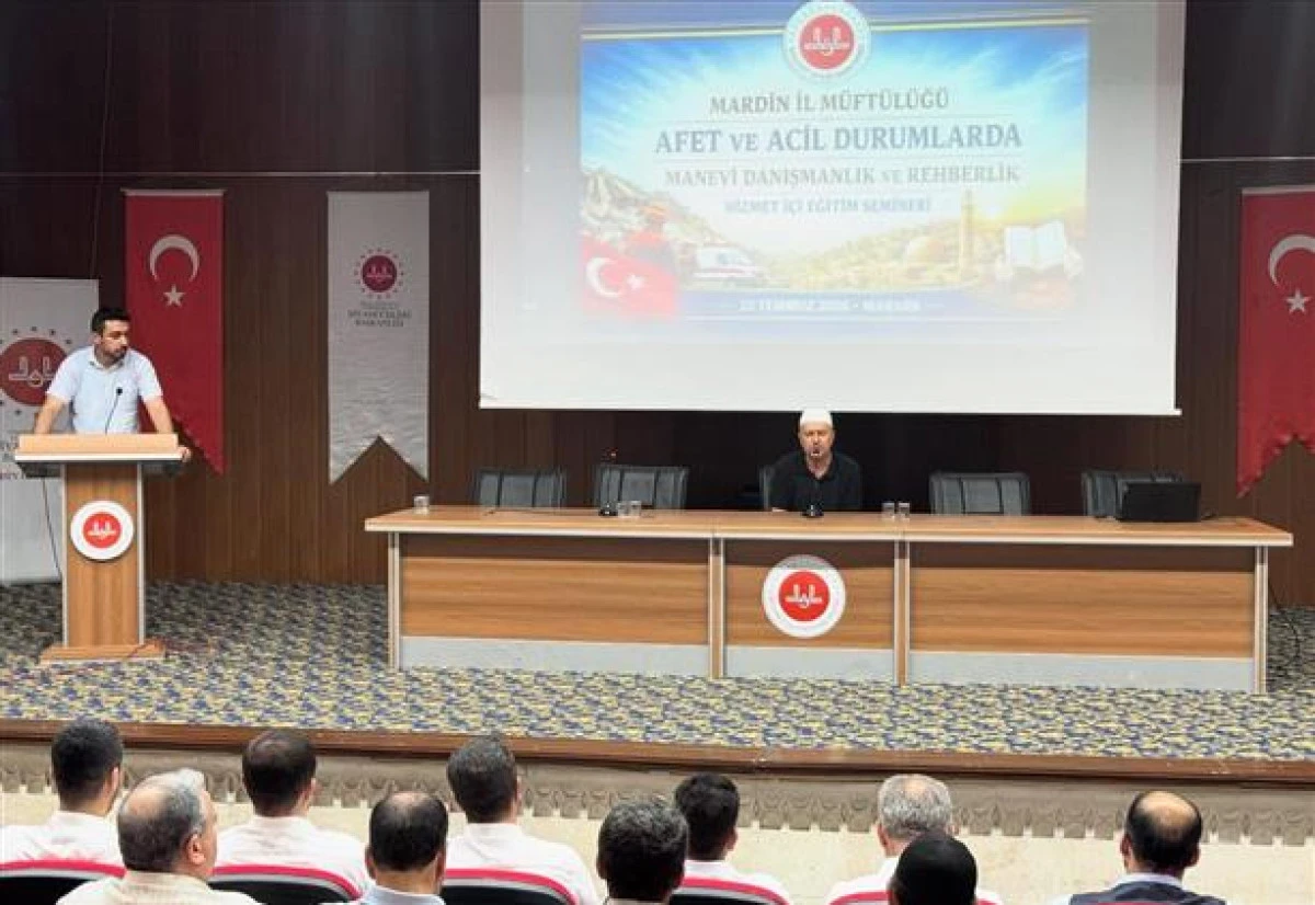 Mardin&rsquo;de Afet ve Acil Durumlarda Manevi Danışmanlık Eğitimi Verildi
