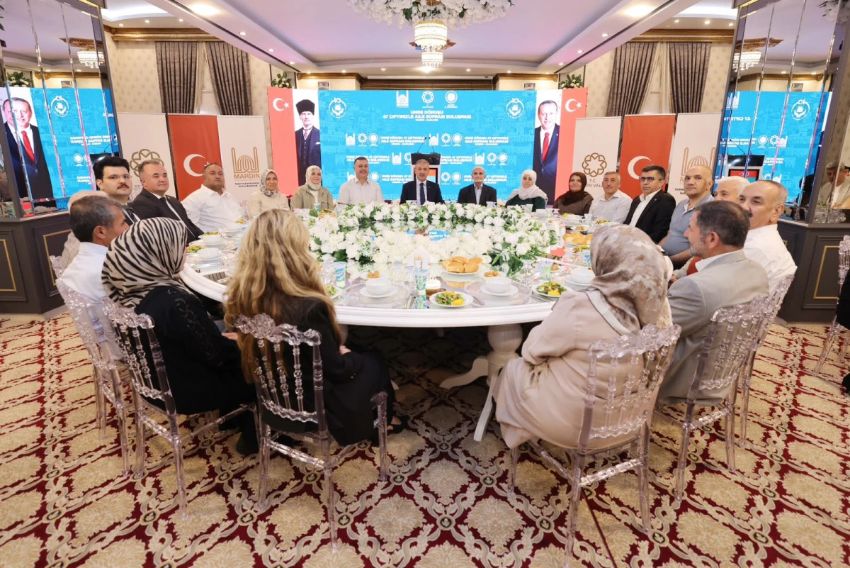 Mardin&rsquo;de Aile Yılına Anlam Katan Buluşma
