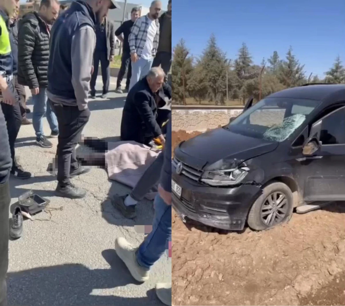 Mardin'de aracın &ccedil;arptığı kadın hayatını kaybetti