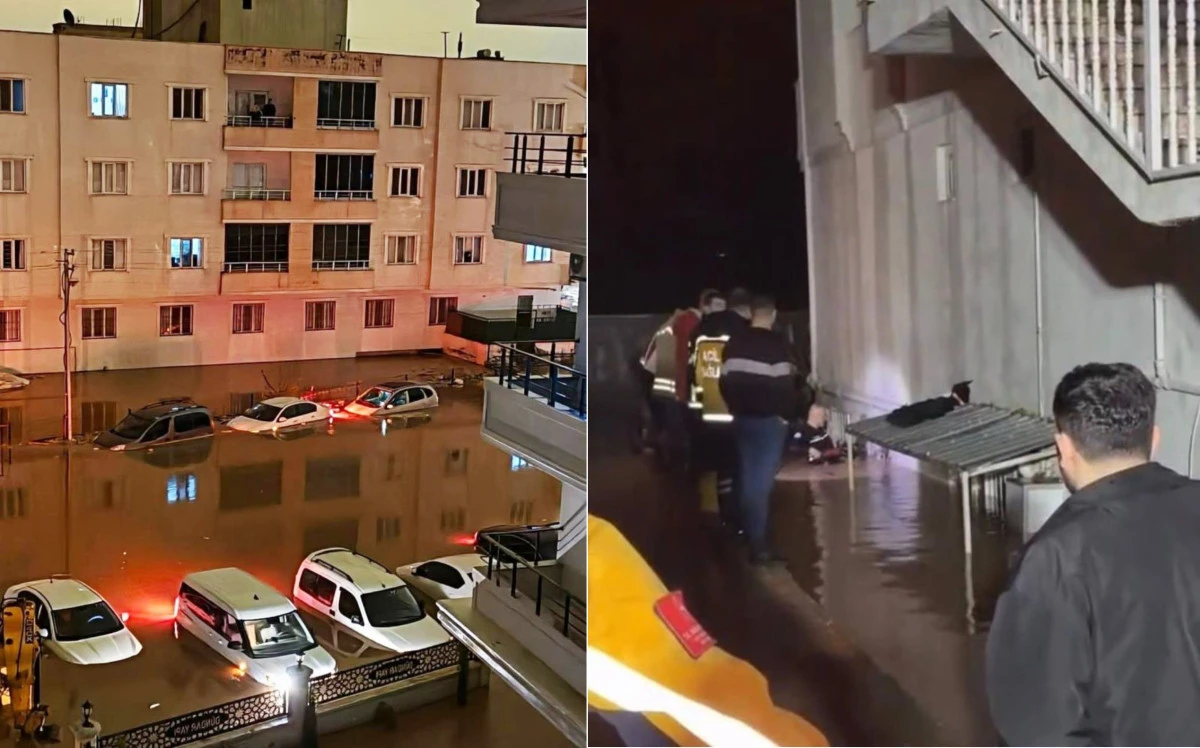 Mardin&rsquo;de bazı ev ve işyerlerini su bastı