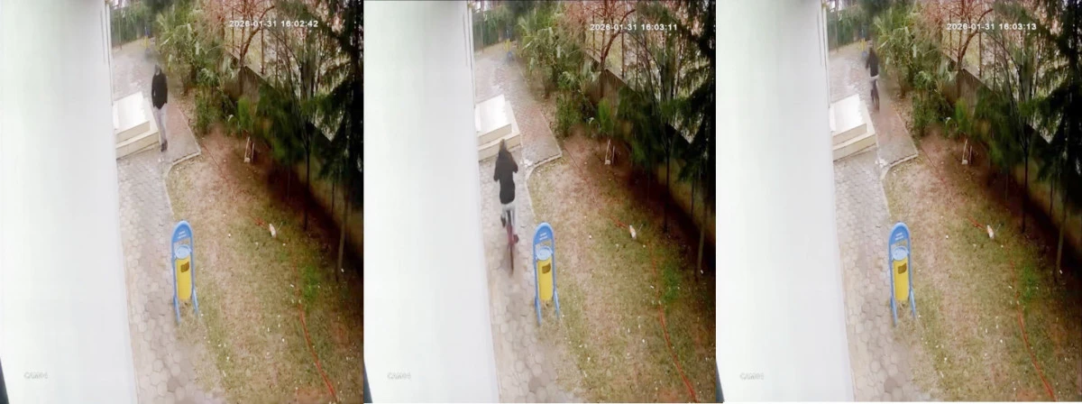 Mardin'de bisiklet hırsızlığı kamerada