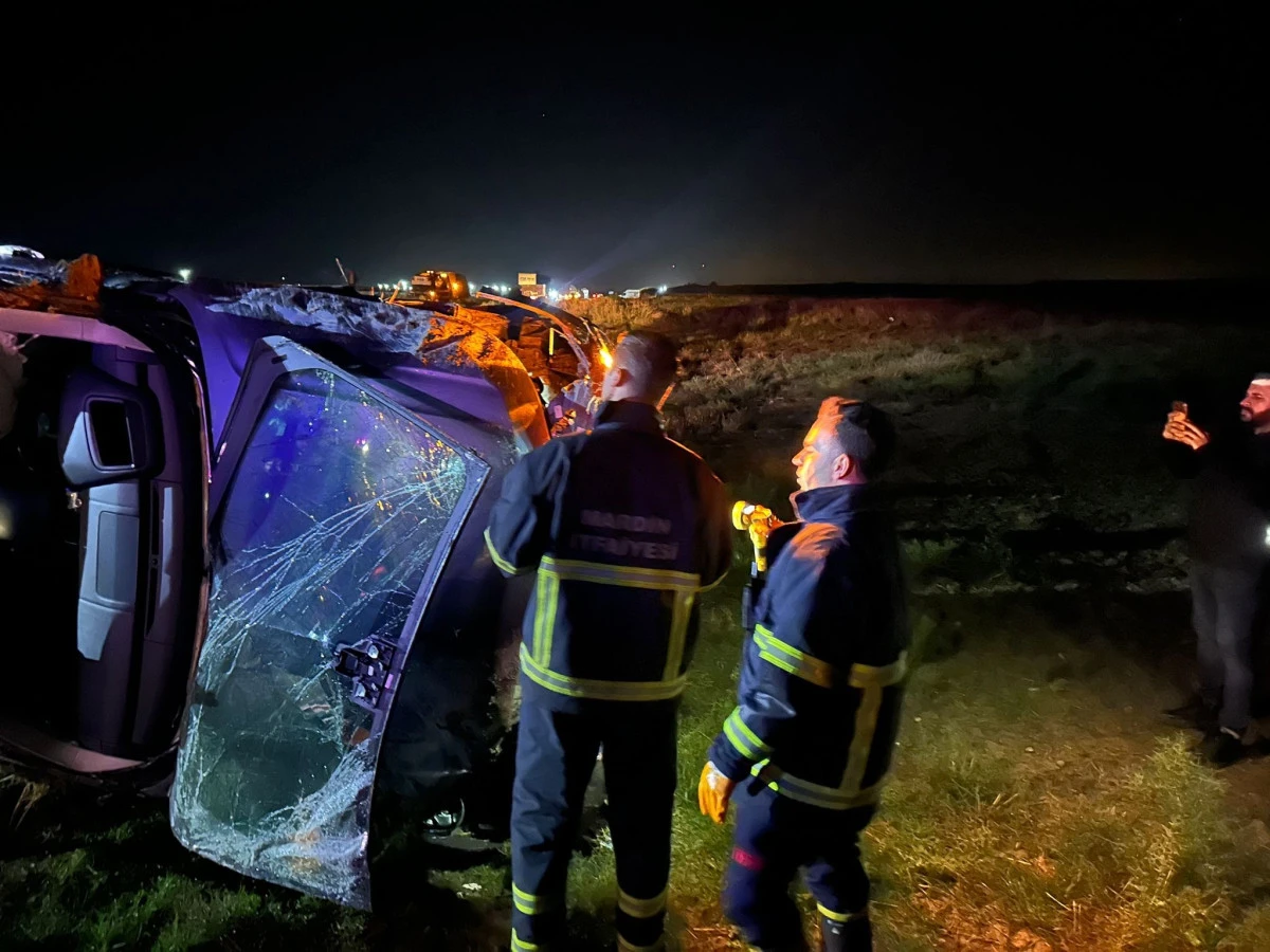 Mardin'de cip şarampole devrildi: 4 yaralı