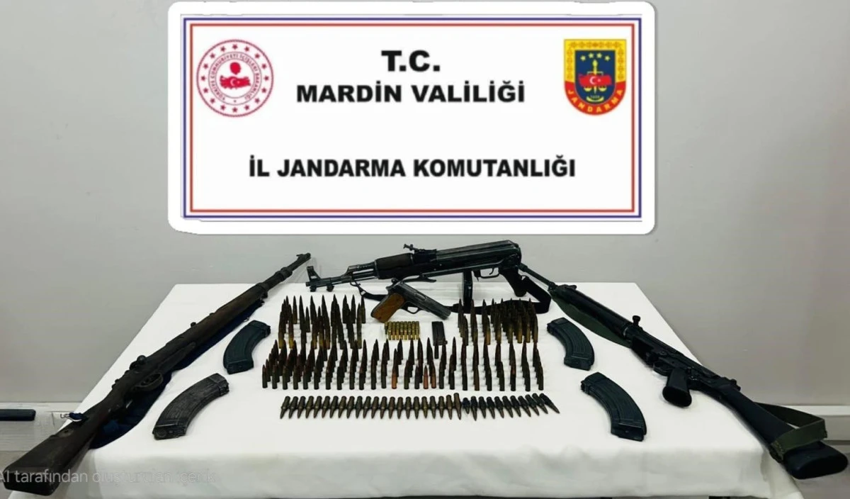Mardin'de çok sayıda kaçak silah ve mühimmat ele geçirildi