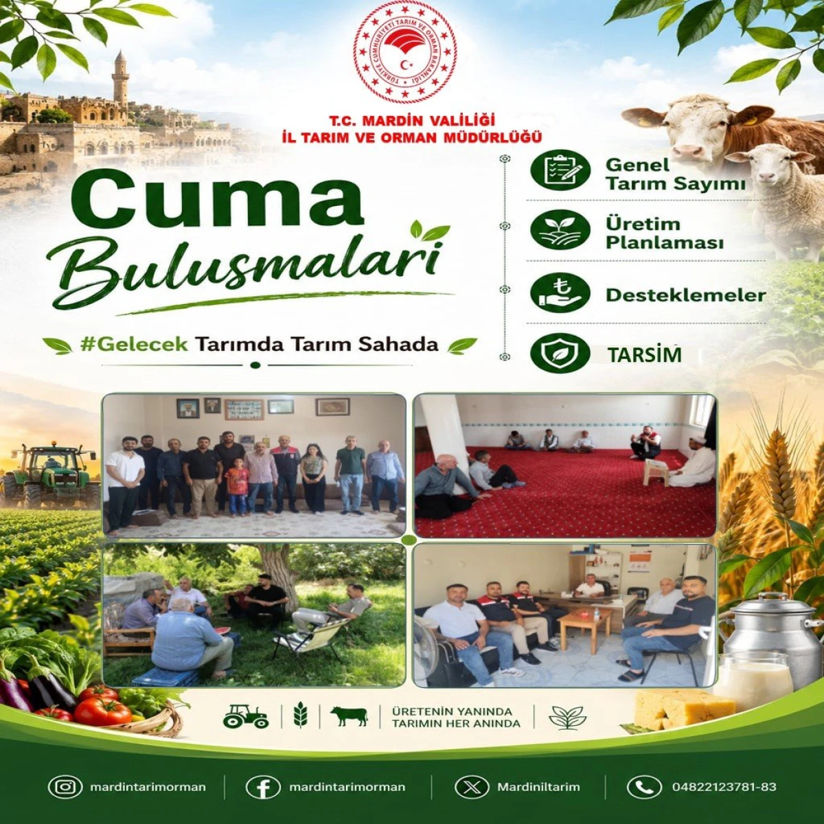 Mardin&rsquo;de &ldquo;Cuma Buluşmaları&rdquo; S&uuml;r&uuml;yor