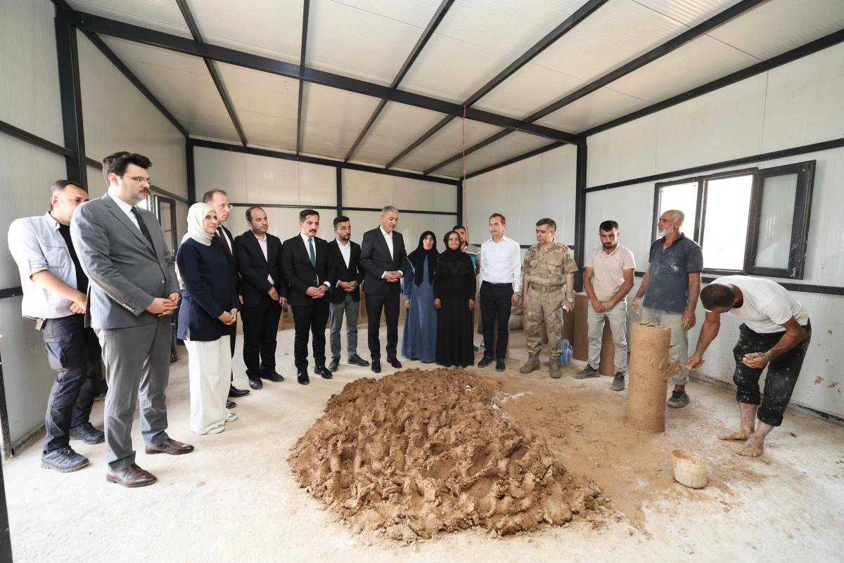 Mardin’de Geleneksel Arı Kovanı Üretim Projesi başladı