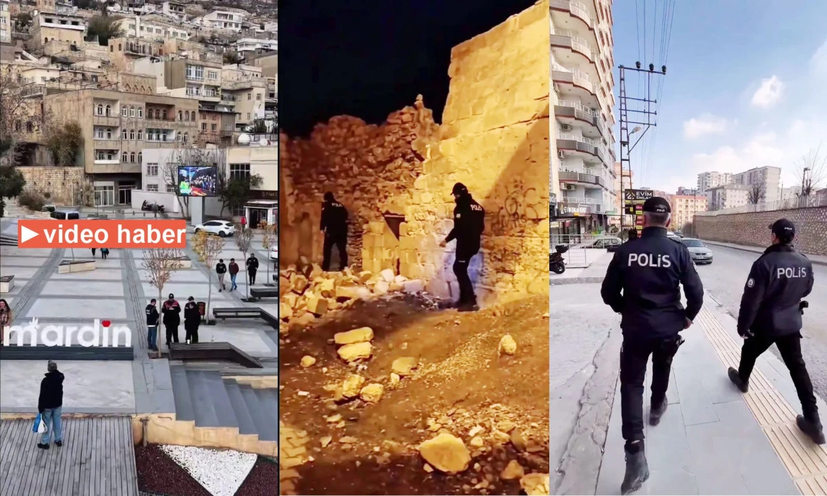 Mardin'de huzur uygulaması