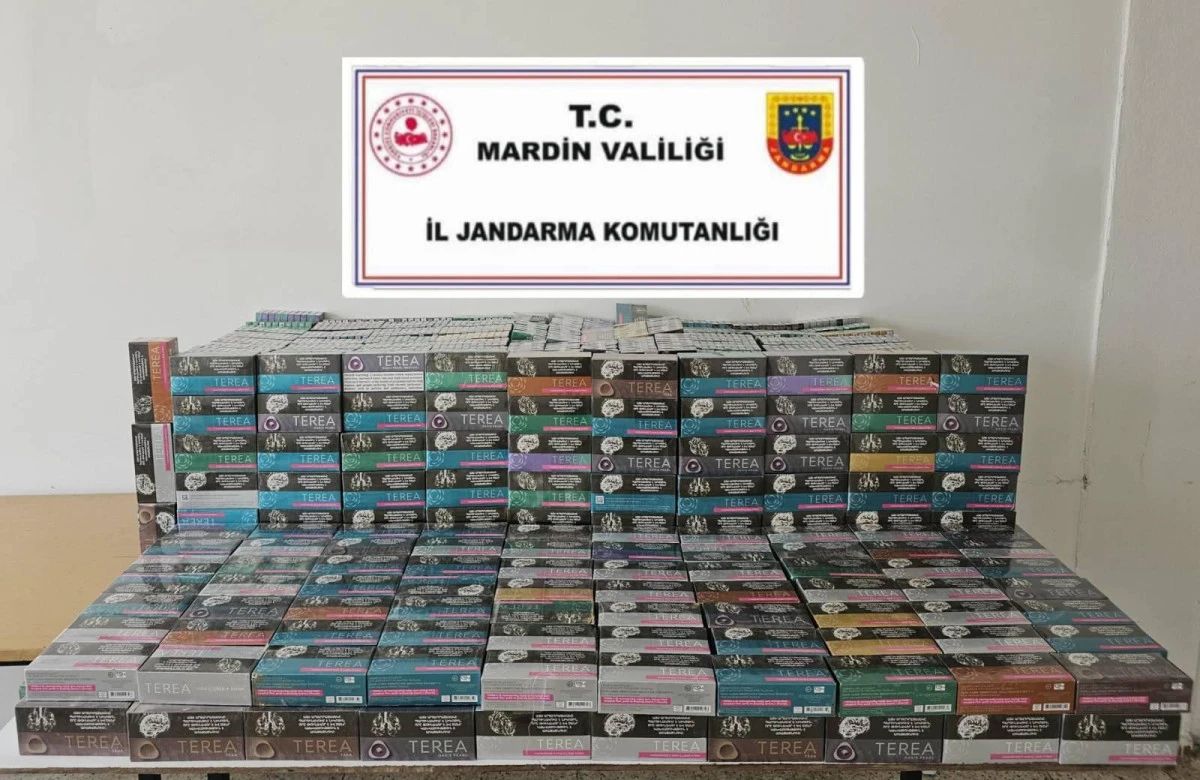 MARDİN&rsquo;DE KA&Ccedil;AK T&Uuml;T&Uuml;N VE SİGARAYA JANDARMA OPERASYONU
