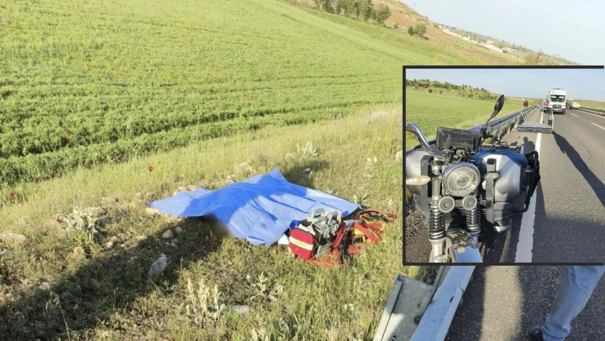 Mardin'de kamyon ile motosiklet &ccedil;arpıştı: 1 &ouml;l&uuml;