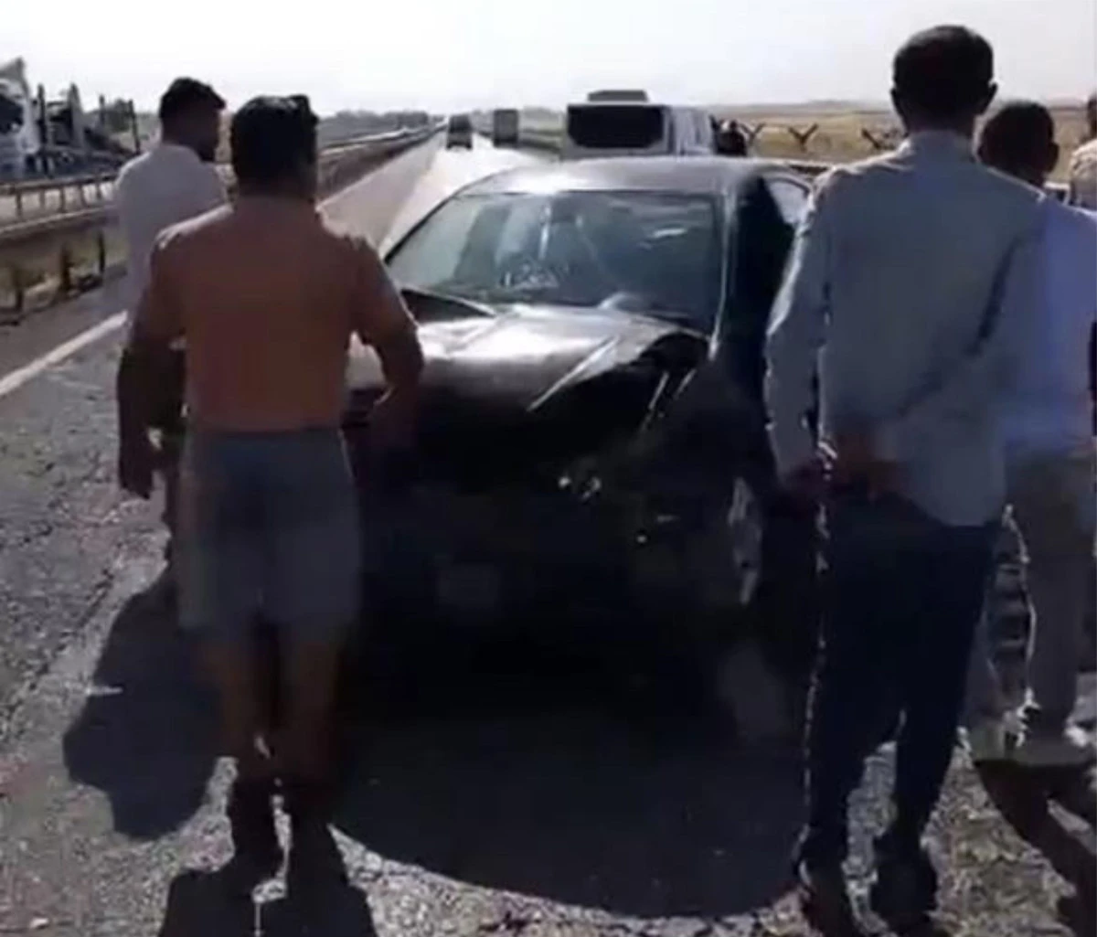 Mardin'de kamyonet ile otomobil &ccedil;arpıştı: 1 yaralı