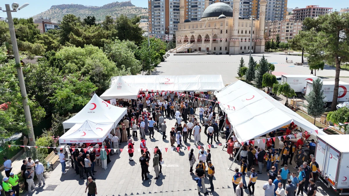 Mardin'de kan bağışı kampanyası