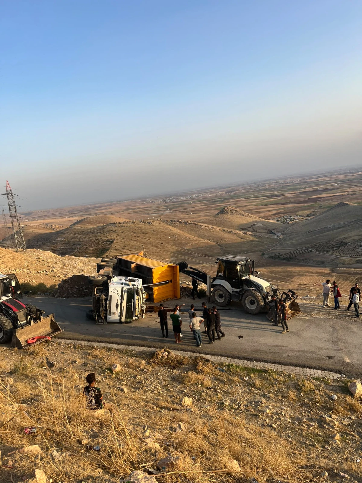 MARDİN&rsquo;DE KORKUTAN KAZA