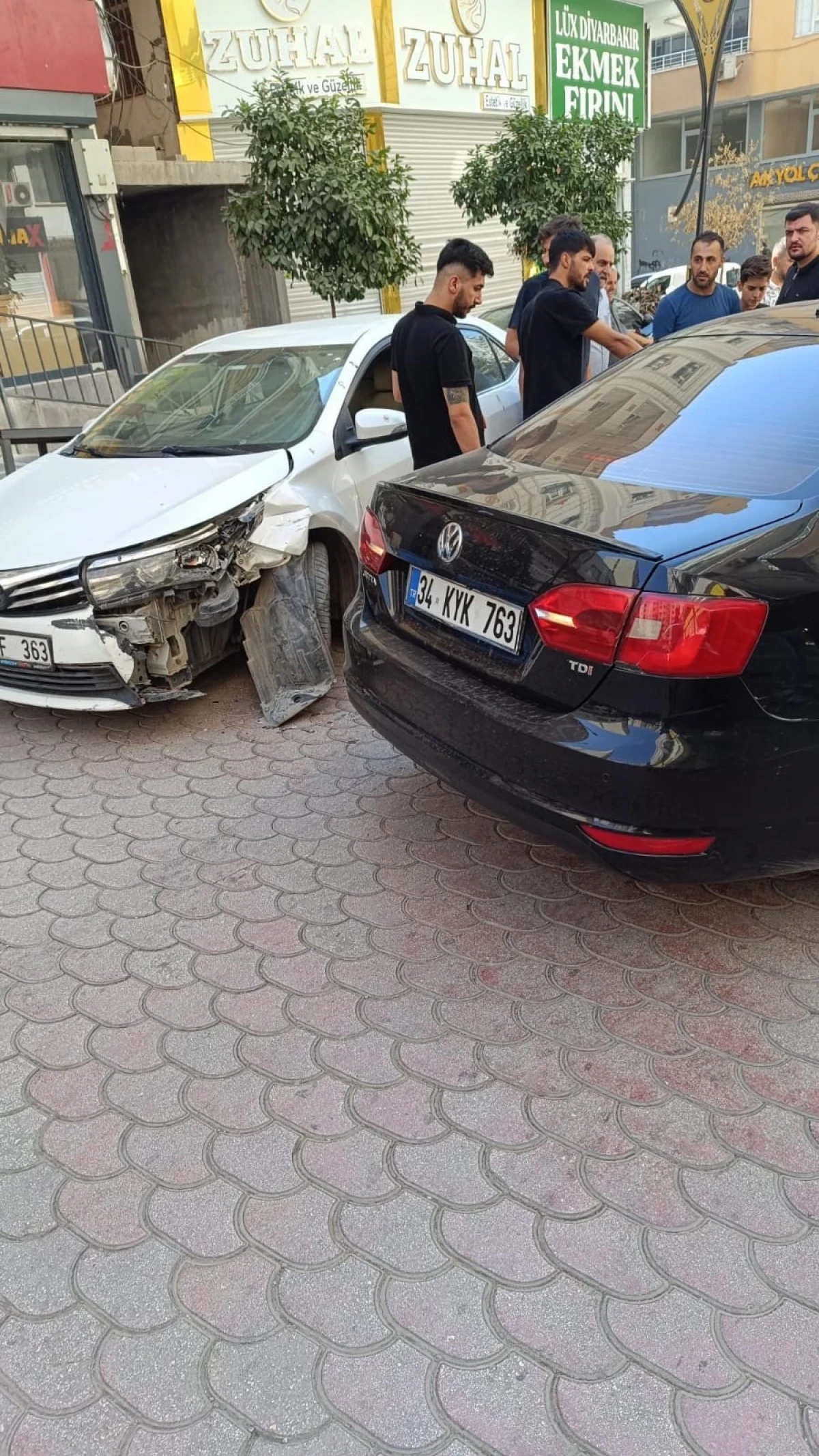 Mardin’de maddi hasarlı zincirleme kaza