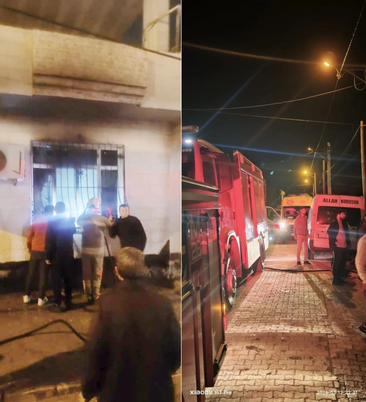 Mardin'de m&uuml;stakil evde &ccedil;ıkan yangın s&ouml;nd&uuml;r&uuml;ld&uuml;