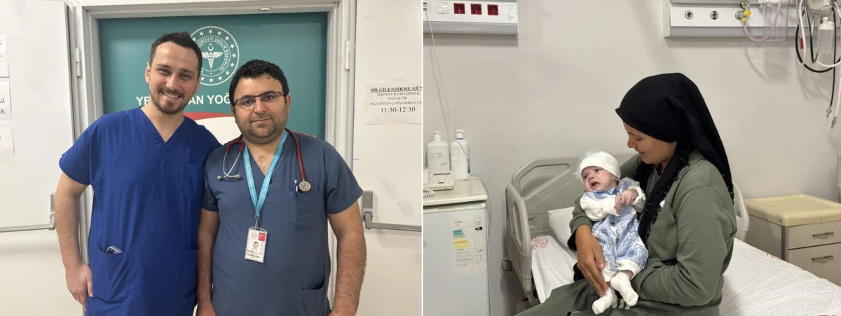 Mardin'de nadir g&ouml;r&uuml;len hastalıkla doğan bebek sağlığına kavuştu