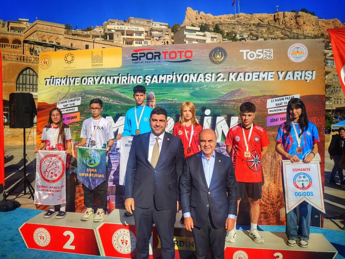 Mardin'de Oryantiringde fırtına gibi esti