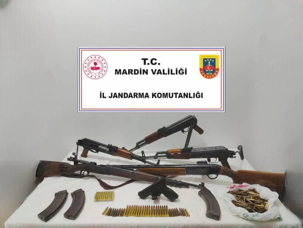 Mardin'de silah ve mühimmat kaçakçılarına operasyon