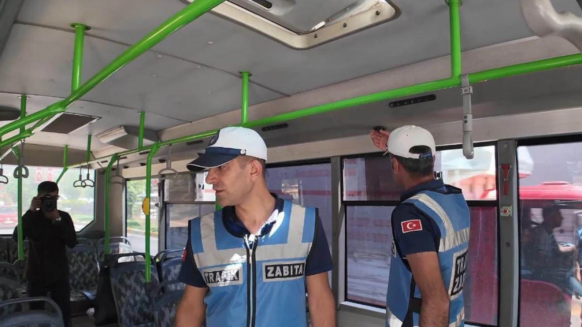 Mardin'de toplu taşıma araçlarına klima denetimi