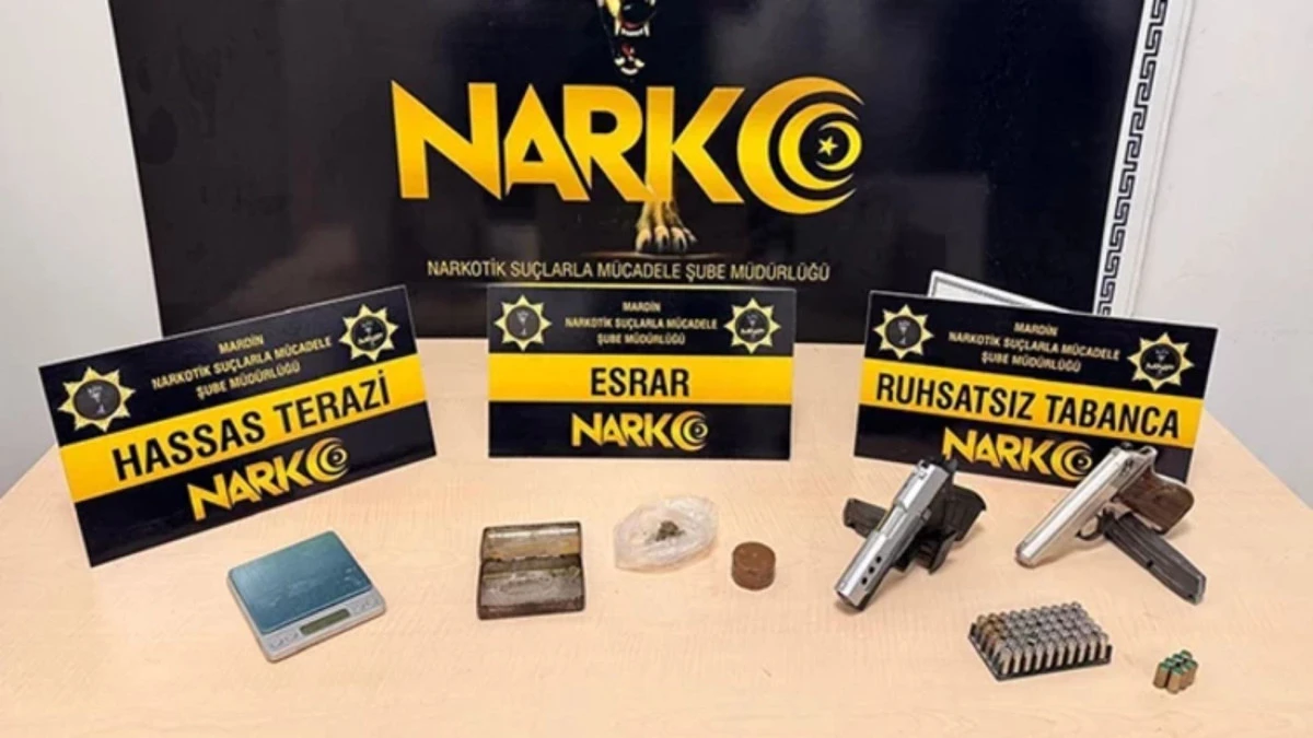 Mardin'de uyuşturucu operasyonu!