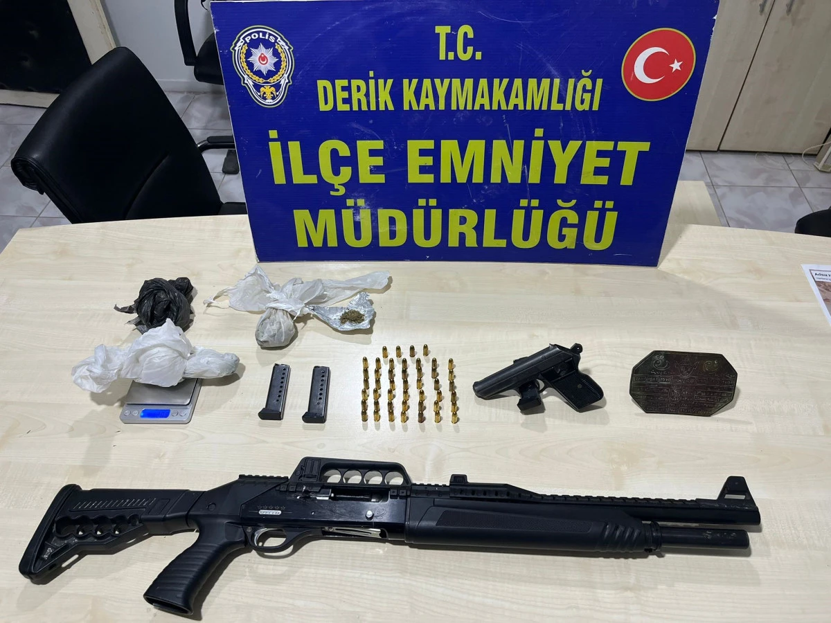 Mardin'de uyuşturucu operasyonunda 2 gözaltı