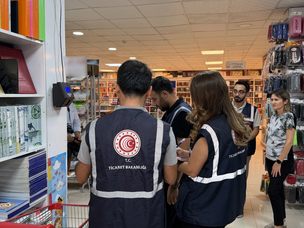 Mardin'de yeni eğitim yılı &ouml;ncesi kırtasiye denetimi