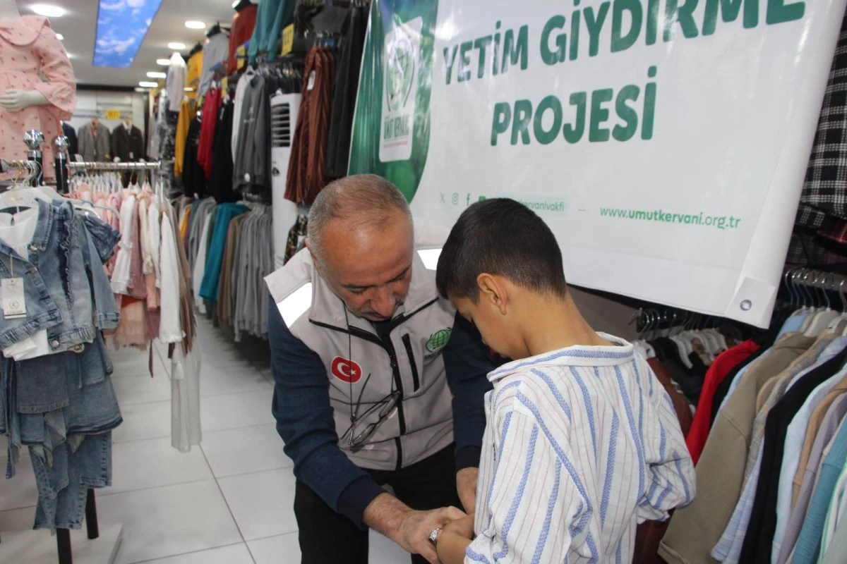 Mardin'de Yetim &Ccedil;ocuklar Bayrama Hazır 