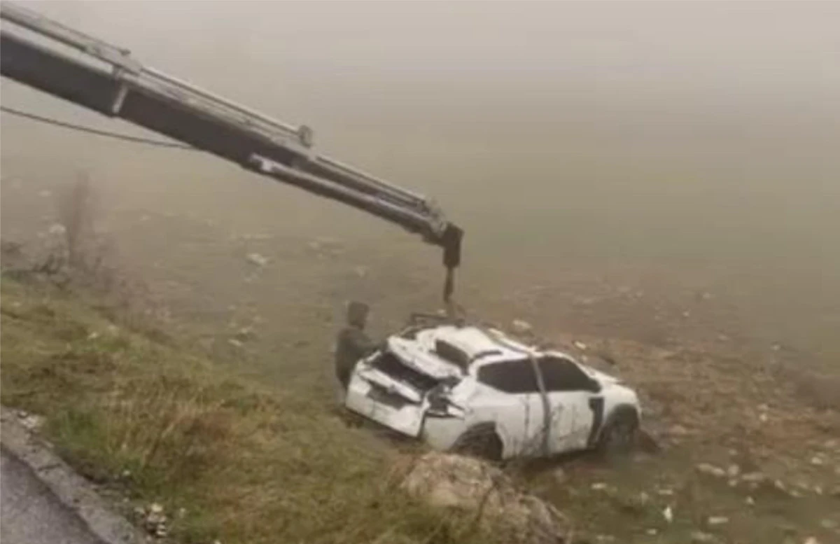 Mardin'de yol kenarına devrilen otomobilin s&uuml;r&uuml;c&uuml;s&uuml; yaralandı