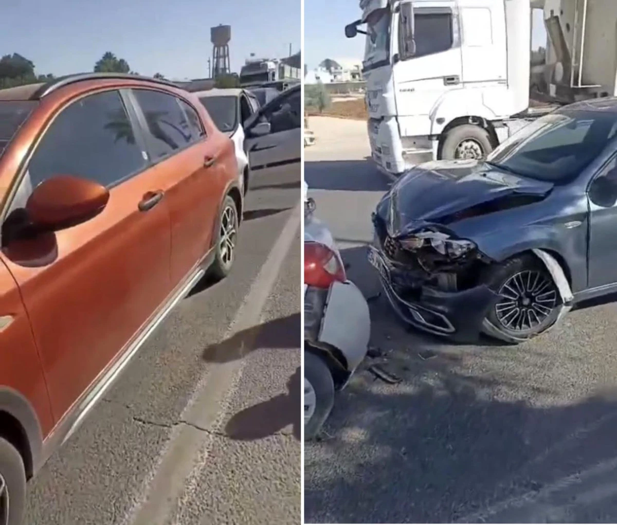 Mardin'de zincirleme kaza: 3 yaralı