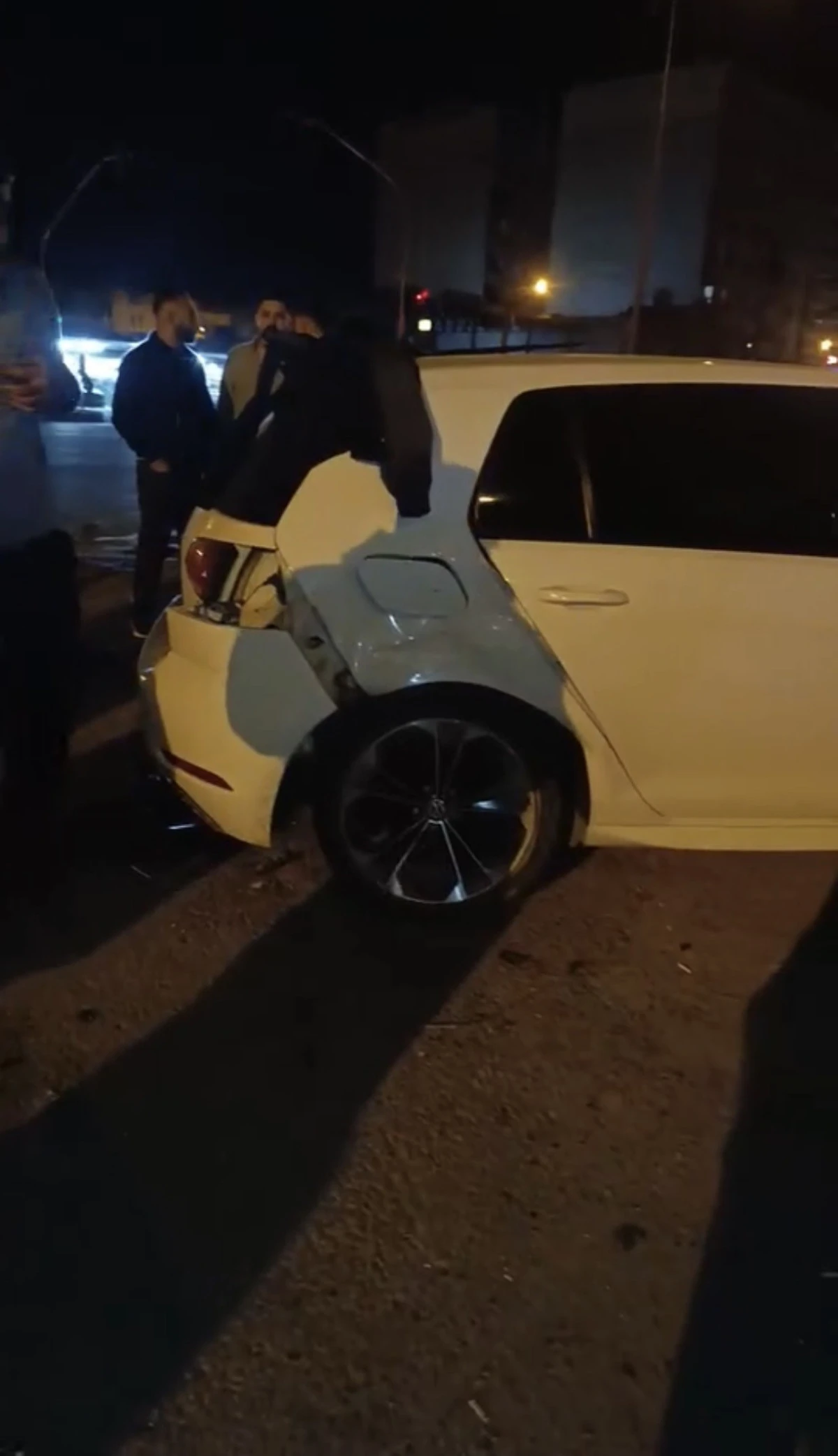 Mardin’de zincirleme trafik kazası: 1 yaralı