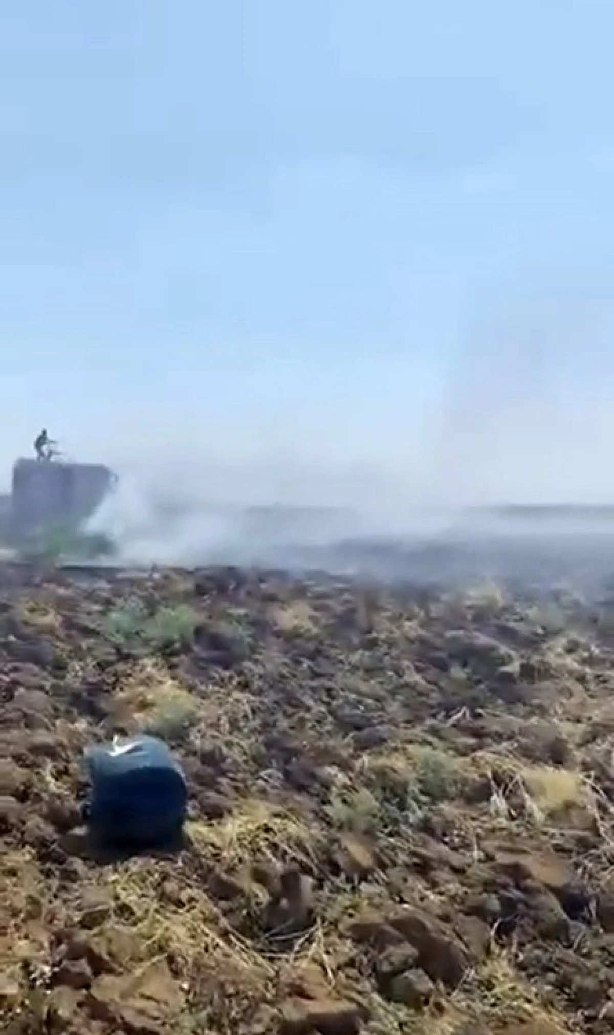 Mardin'deki anız yangını kontrol altına alındı