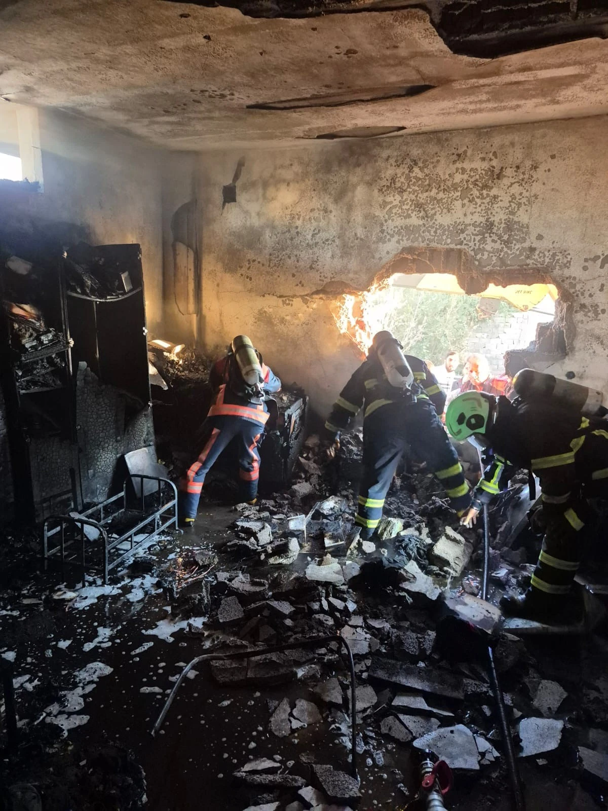 Mardin'deki yangın 5 yaşındaki çocuğu hayattan kopardı