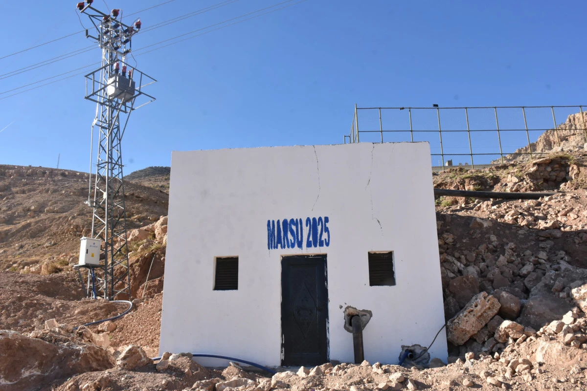 MARSU, Dargeçit’te içme suyu hattını rahatlatacak çalışmayı tamamladı