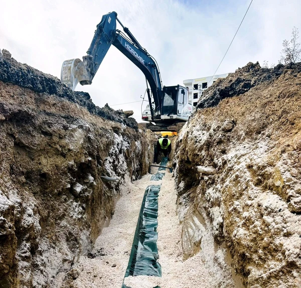 MARSU, Kabala Mahallesi&rsquo;nde atıksu hattı d&ouml;şeme &ccedil;alışmalarını tamamladı