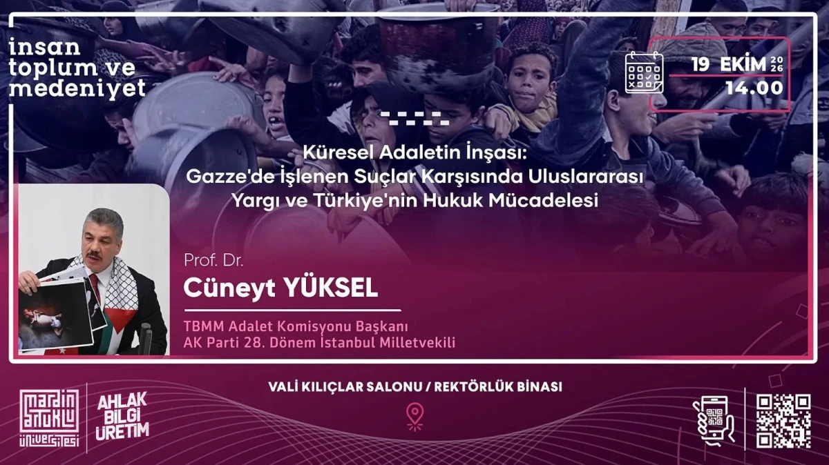 MA&Uuml; Gazze ve Hukuk M&uuml;cadelesini Anlatacak