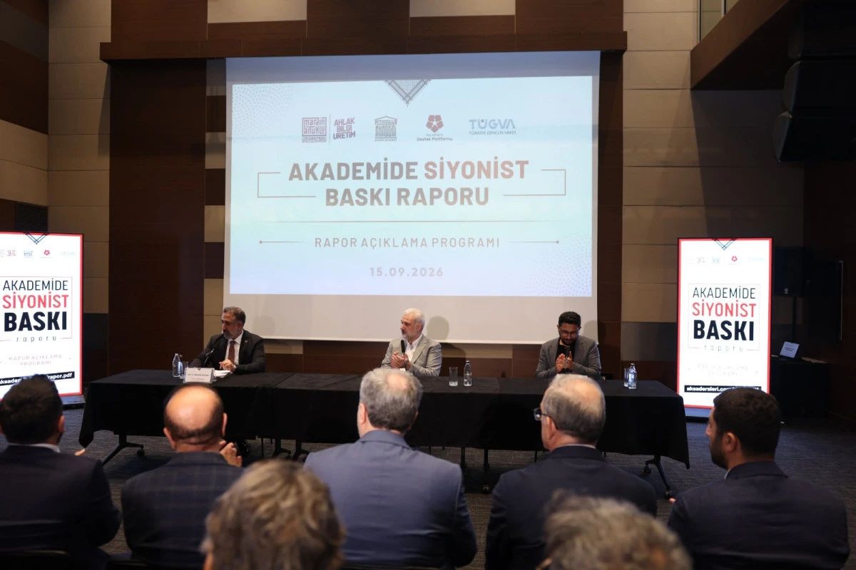MA&Uuml;Akademide Siyonist Baskı Raporunu Kamuoyuyla Paylaştı