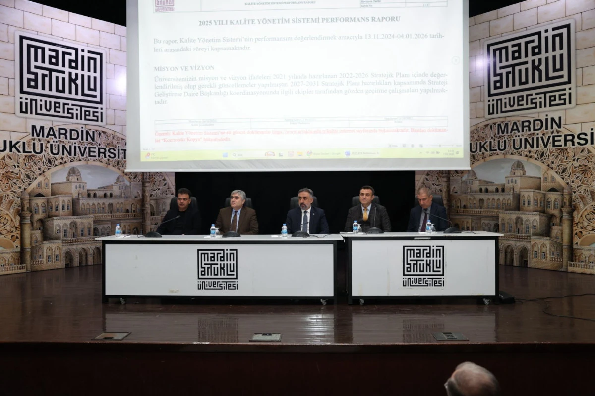 MA&Uuml;&rsquo;de Kalite y&ouml;netim sistemi masaya yatırıldı