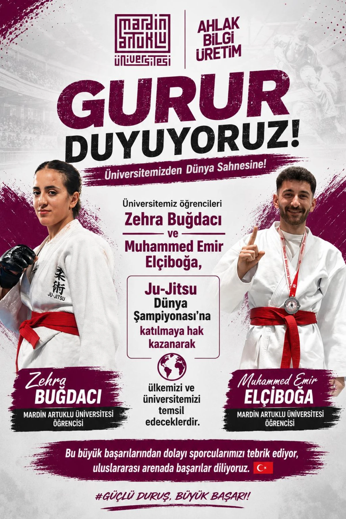 MA&Uuml;&rsquo;l&uuml; Sporcular D&uuml;nya Şampiyonası&rsquo;nda T&uuml;rkiye&rsquo;yi Temsil Edecek